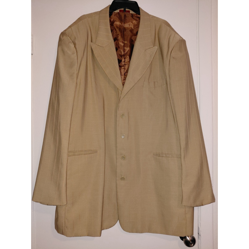 Vitaliano Mens Suit Jacket Blazer Sport Coat Size 54 L/ 50W
